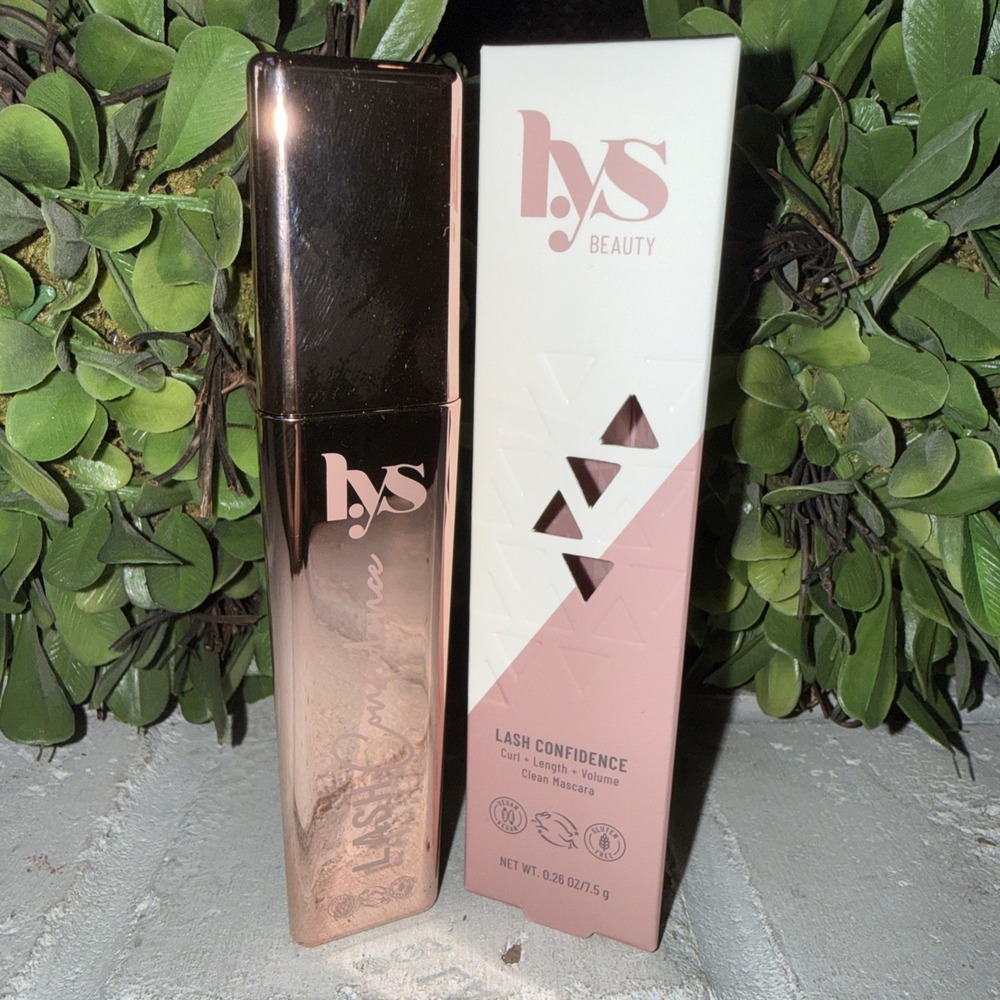LYS BEAUTY LASH CONFIDENCE CURL + LENGTH‎ + VOLUME CLEAN MASCARA .26 OZ *NIB*